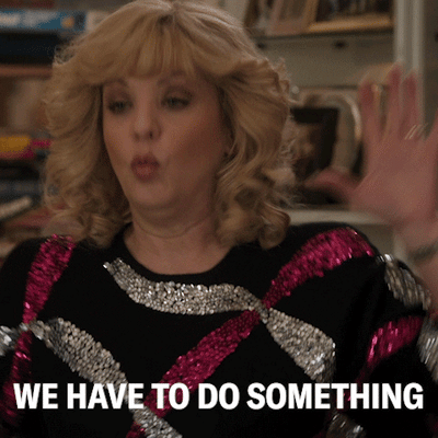 Wendi McLendon-Covey from the Goldbergs