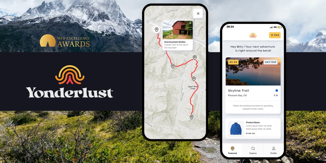 Yonderlust mobile screens 